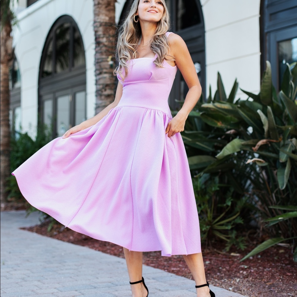 Beautiful spring lila dress medium